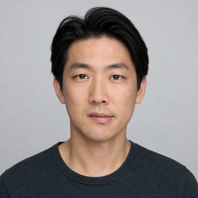 하악 편위(턱끝 회전) 정렬 전