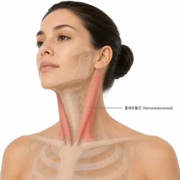 흉쇄유돌근 (Sternocleidomastoid)