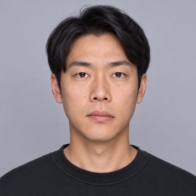 口角の非対称を改善 前